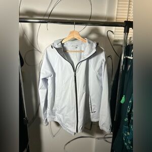 Old Navy Light Blue Spring Active Jacket Pockets and Hood, Women’s Small